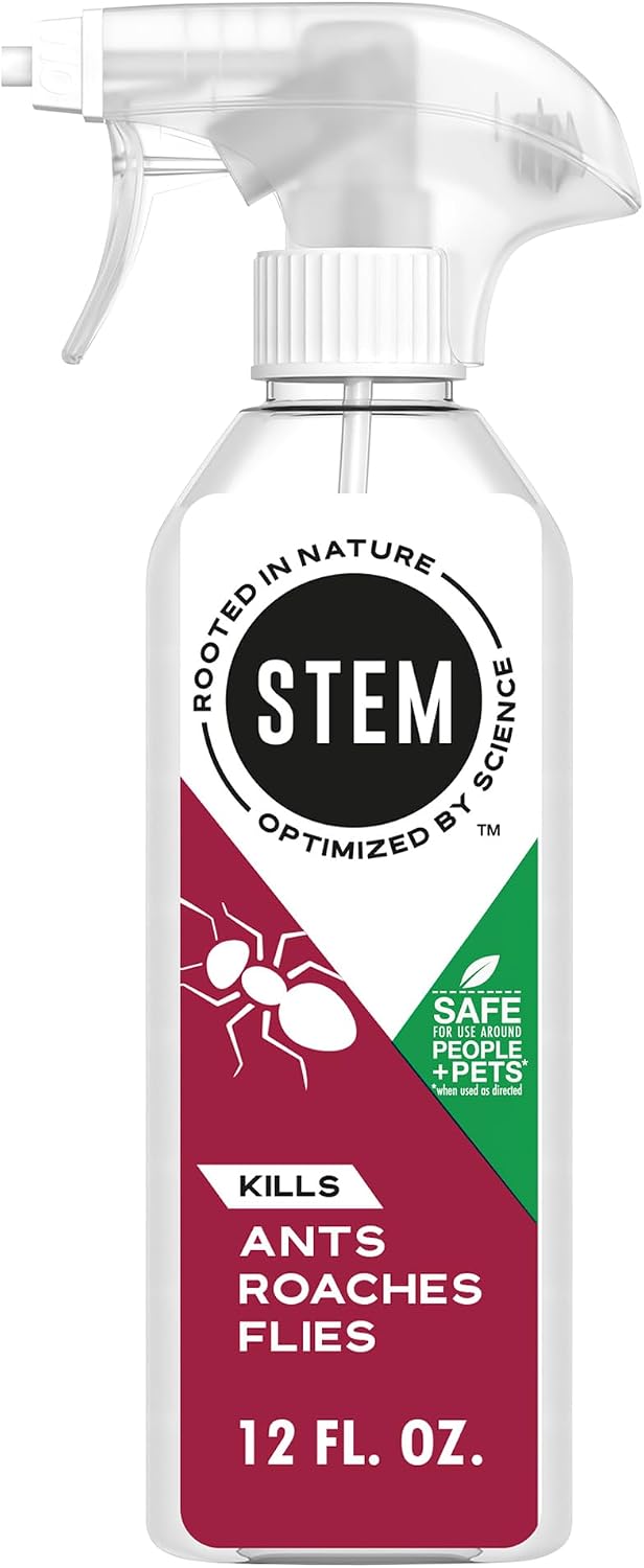 STEM Kills Ants, Roaches & Flies 12 oz spray bottle