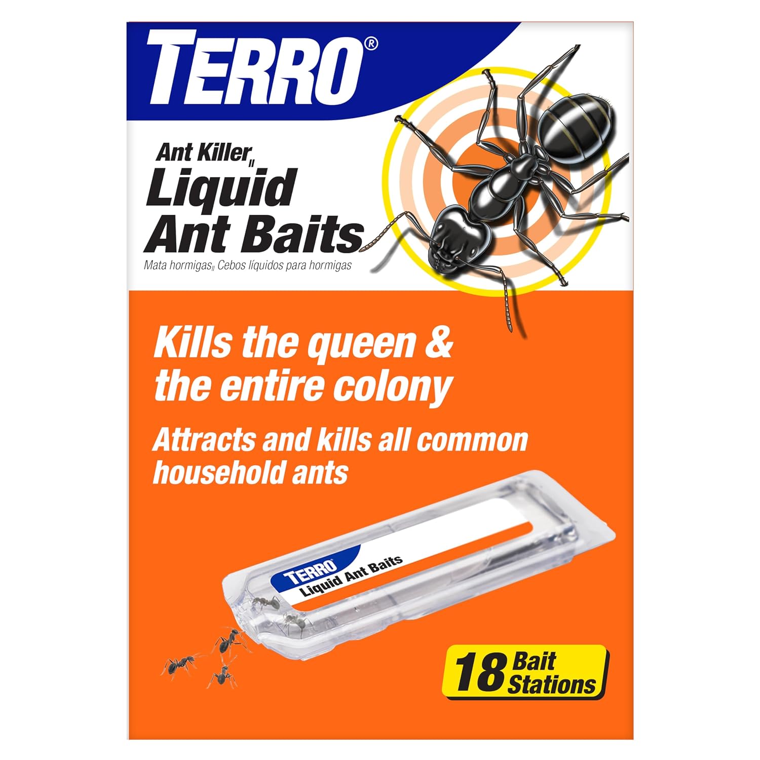 TERRO Liquid Ant Baits T300 six-pack packaging