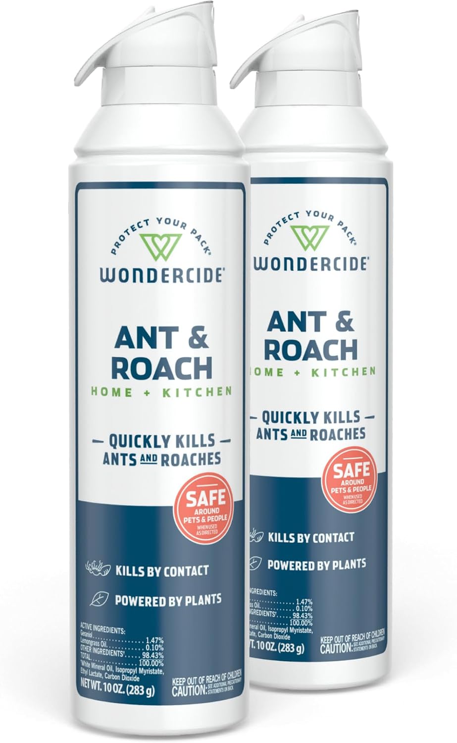 Wondercide Indoor Pest Control Home + Kitchen spray bottle, lemongrass scent